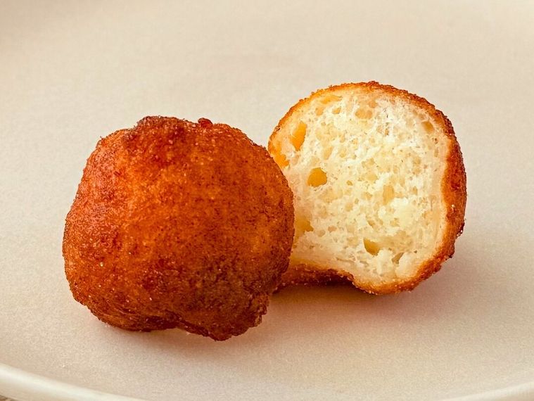 丸亀うどーなつ みたらし味の断面