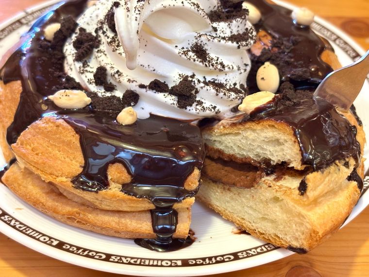 チョコノワール ブラックサンダーの断面