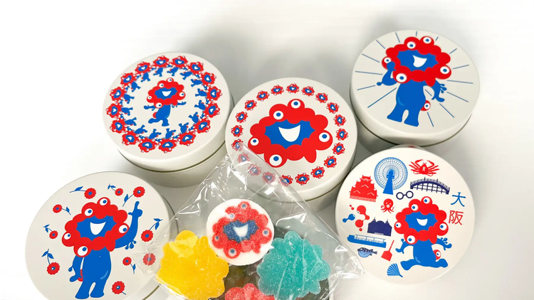 ミャクミャクポップコーン　ミャクミャク　万博　(お菓子なし) ミャクミャクバナナミルク風味キャラメルポップコーン | 2025大阪