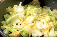 作り方 キャベツと玉ねぎの卵炒め