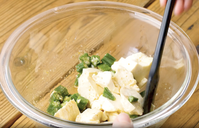 作り方 オクラと豆腐のサラダ