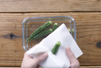 作り方 オクラと豆腐のサラダ