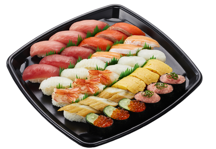 大切りまぐろと大切りサーモンの彩り11種セット