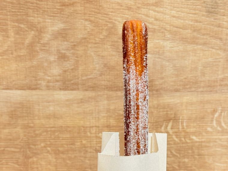 パッケージから取り出したチュロホワイトシュガー