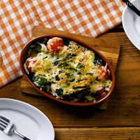 作り方 ブロッコリーとトマトのチーズ焼き
