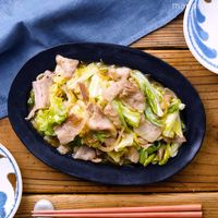 【作り方】豚バラとキャベツと玉ねぎの甘辛炒め