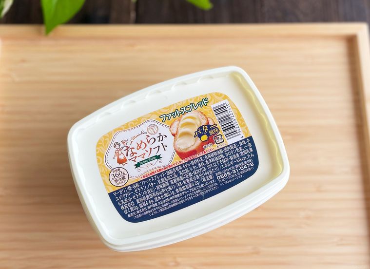 なめらかママソフトバター風味のパッケージ