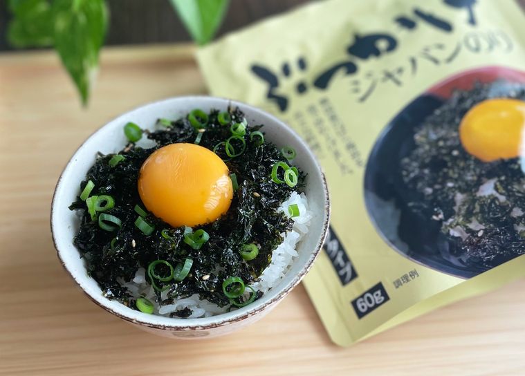 業務スーパーぶっかけジャバンのりを丼ぶりご飯にアレンジ