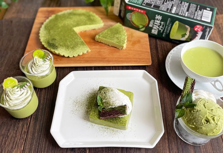 業務スーパーの抹茶テリーヌを使ったアレンジ例