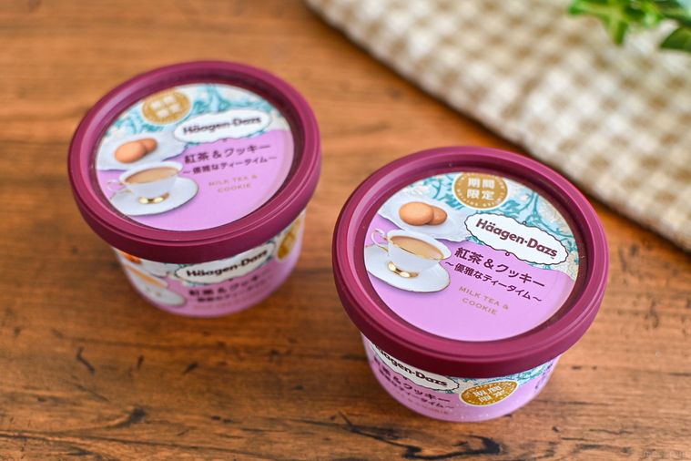 アイスのパッケージのアップ