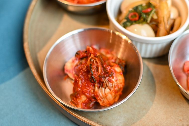 牡蠣キムチのアップ