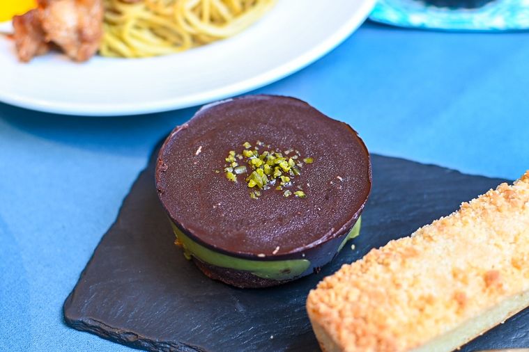 ケーキのアップ