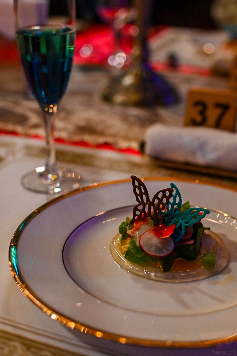 前菜とドリンクのアップ