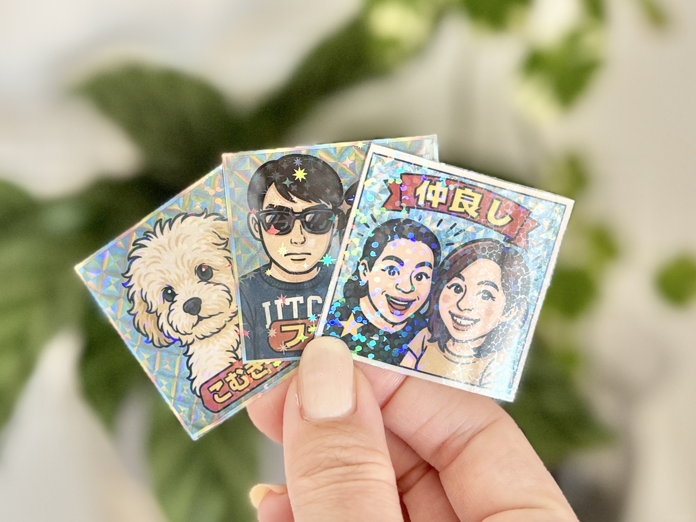 ビックリマンシール(オリジナル) SNSで大バズり中「ビックリマンチョコ風シール」の作り方。プリントや