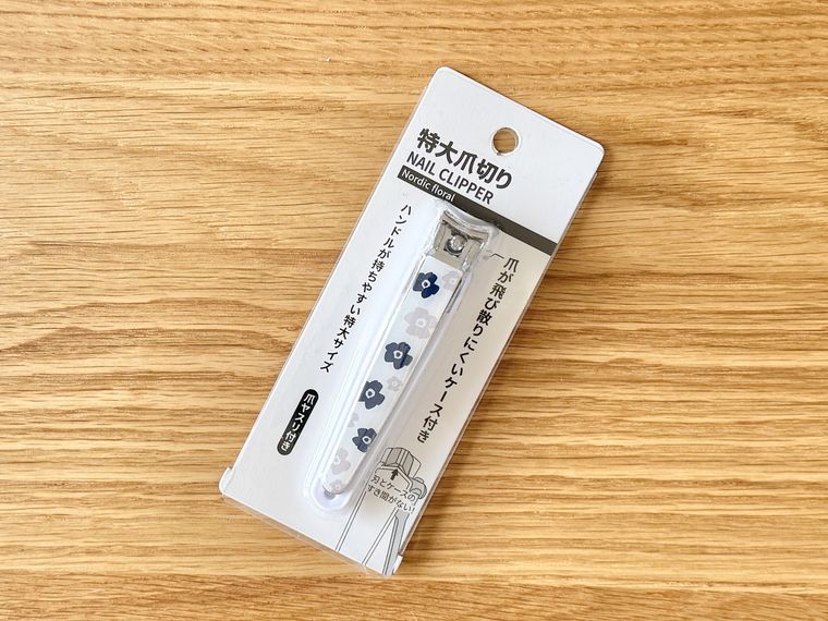 セリア特大爪切りのパッケージ