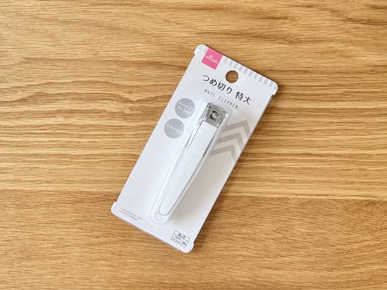 ダイソーつめ切り 特大のパッケージ