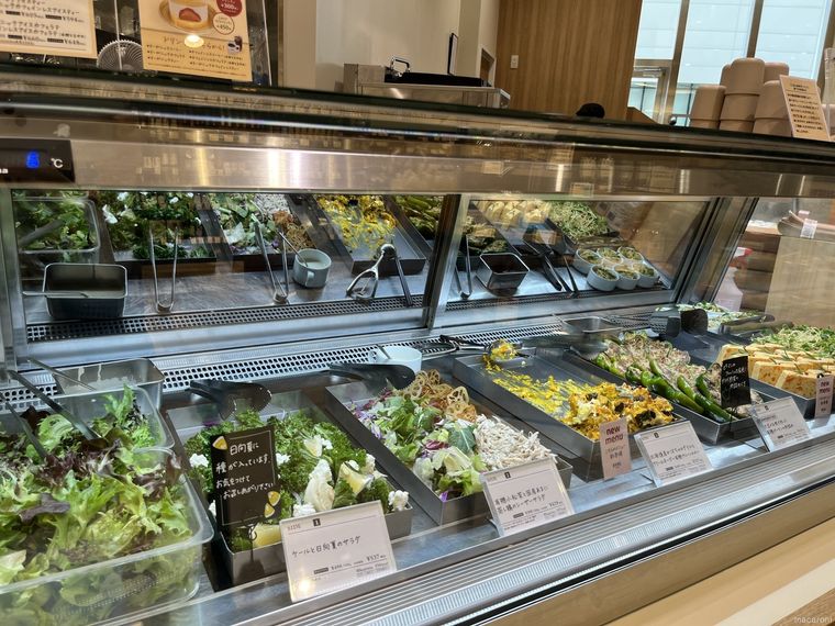 ビオラル有明ガーデンのショーケースサイドメニュー