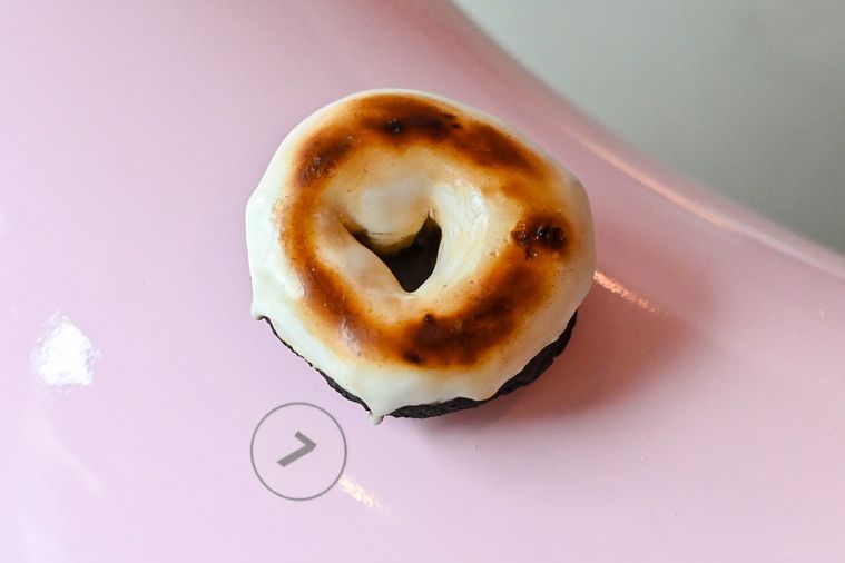 ドーナツのアップ