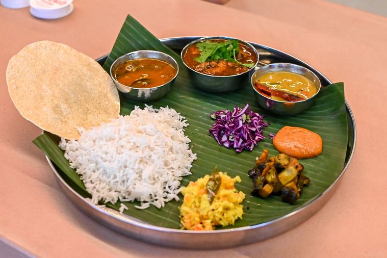 カレープレートのアップ