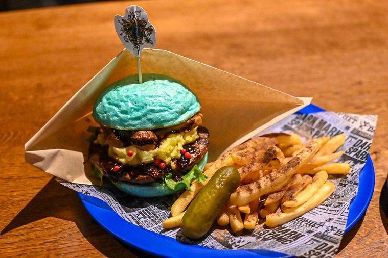 バーガーのアップ