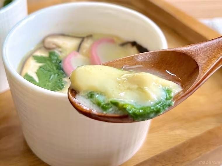 ヒガシマルのうどんスープで作った茶碗蒸し