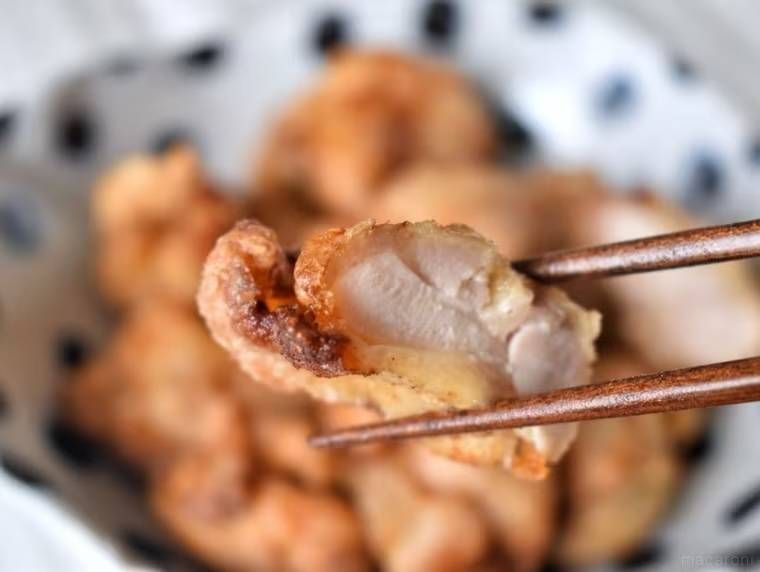 ヒガシマルのうどんスープで作った唐揚げ