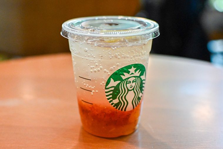 ドリンクの中身のアップ