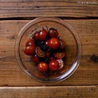 【作り方】トマトと塩昆布のオリーブオイル和え