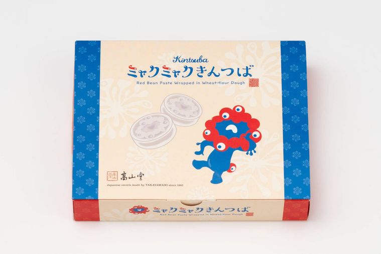 EXPO2025 ミャクミャク きんつばのパッケージ