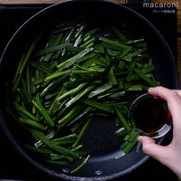 作り方 めんつゆで作るニラ玉