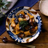 【作り方】鶏胸肉となすの甘酢炒め
