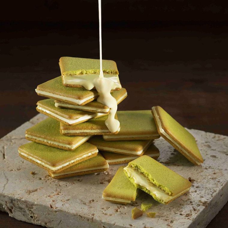 ティラミス仕立ての抹茶ラングドシャで京都スタイル