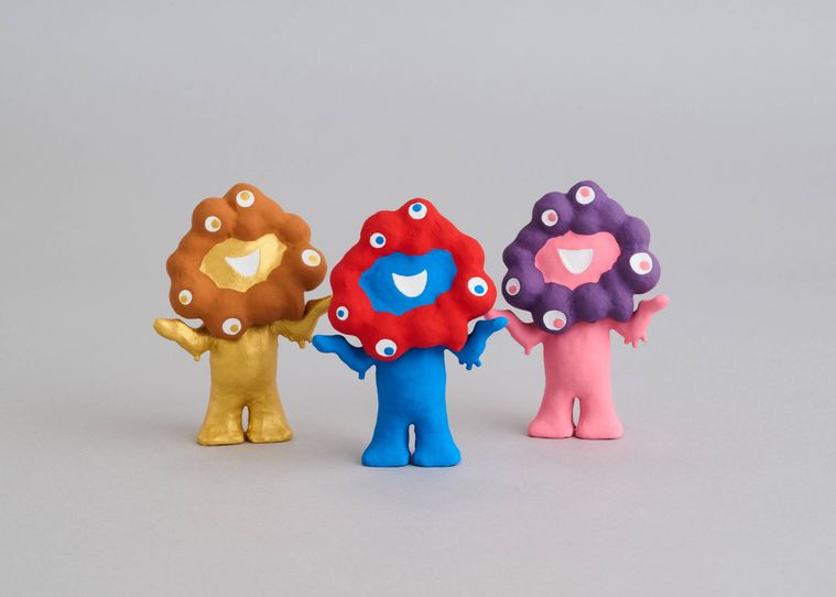 ミャクミャク張子