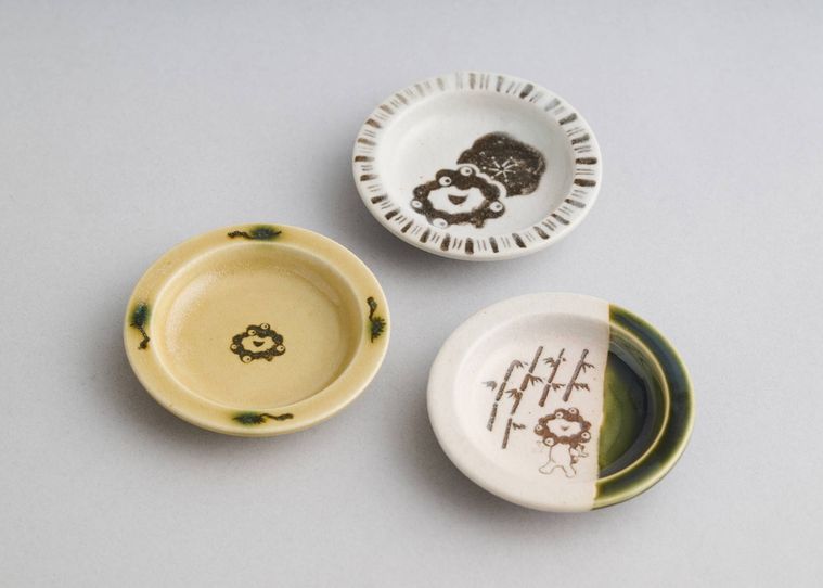 ミャクミャク豆皿 美濃