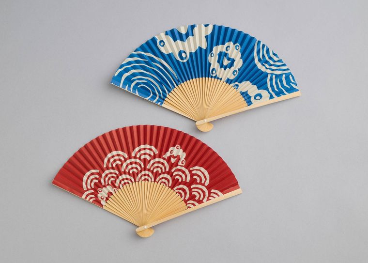 ミャクミャク扇子