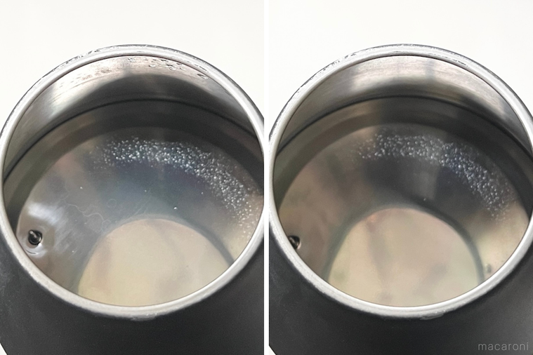 水垢が付いた電気ケトル