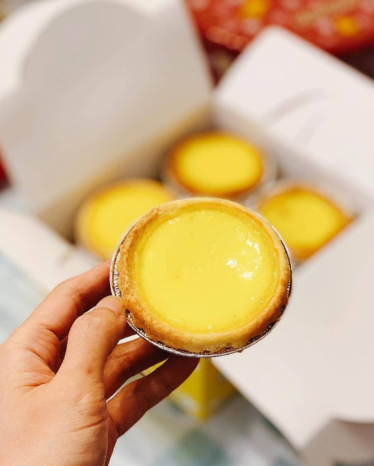 タイチョンベーカリーのエッグタルト