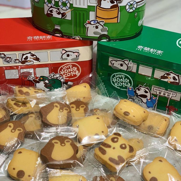 奇華餅家の動物クッキー