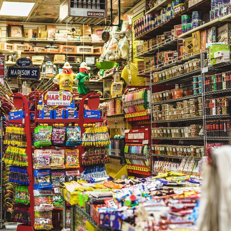 エコノミーキャンディーの店内の様子