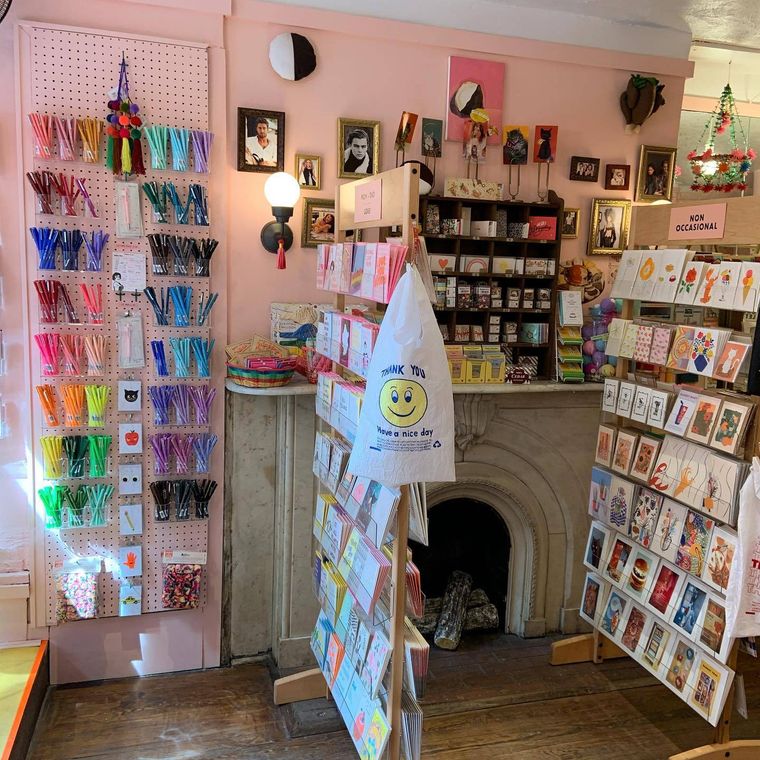 グリーンウィッチ レタープレスの店内