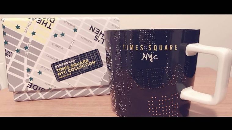 スターバックスのタイムズスクエアデザインマグカップ