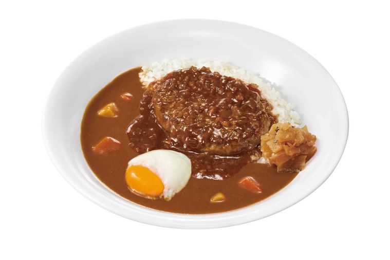 おんたま煮込みハンバーグカレー