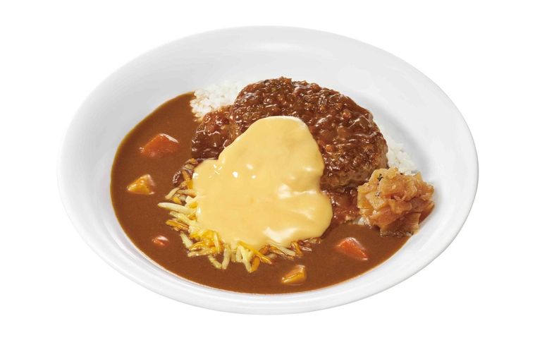 チーズ煮込みハンバーグカレー
