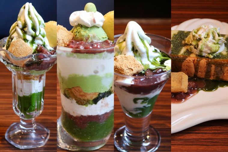 春限定のびっくりドンキーの抹茶デザート