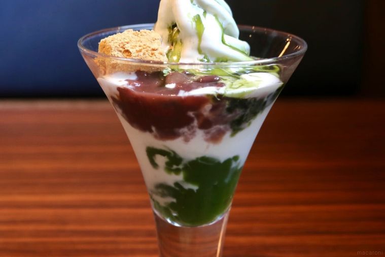 抹茶サンデーの中身