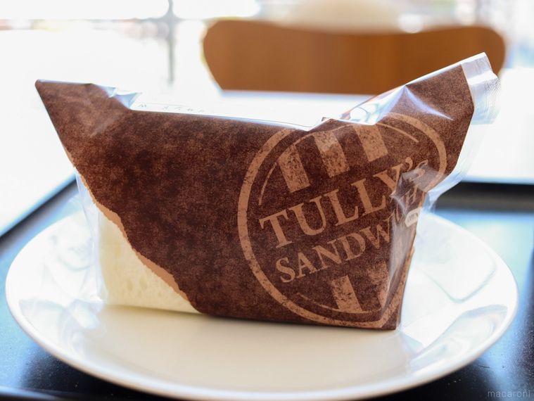 タリーズコーヒーのサンドイッチの外装