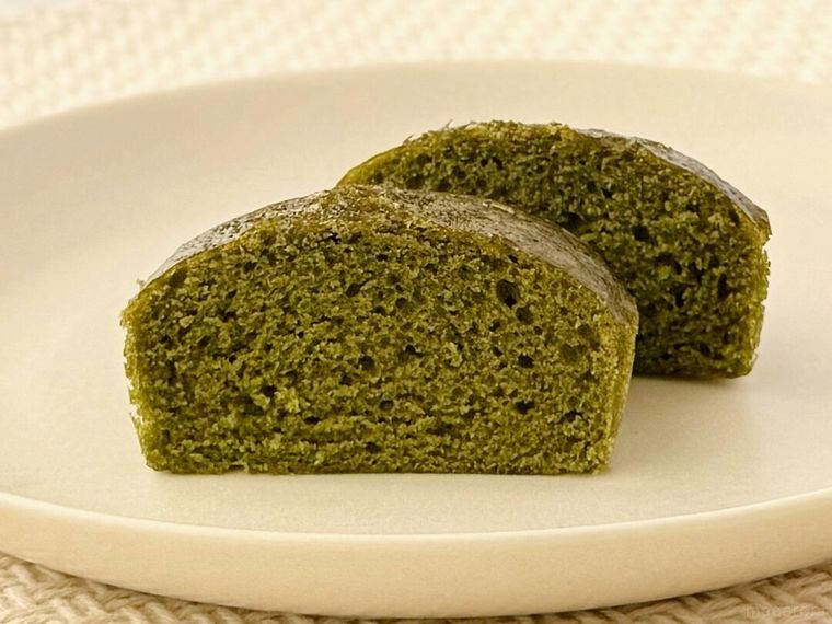 7プレミアム 抹茶蒸しパンの断面