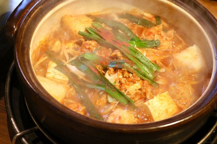 激辛鍋の火を通したあと