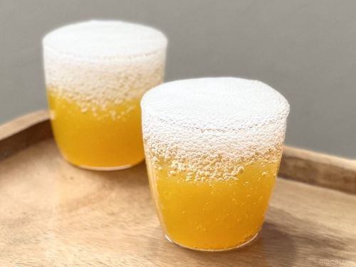 「ビールみたいな炭酸ゼリー」の簡単レシピ。ペットボトル飲料とゼラチンで作れる！