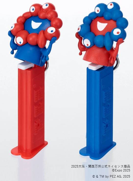大阪関西万博限定　PEZ×ミャクミャクコラボ　2個セット　即日発送❗️ 大阪・関西万博限定】海洋堂 ミャクミャクフィギュア カプセル